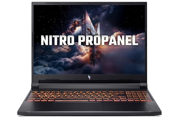 Cạnh máy Laptop Acer Nitro ProPanel ANV16-72-782F - NH.QUPSV.001 (Core 7 240H, 16GB, 512GB, RTX 5050 8GB, Full HD+ 180 Hz, Win11)