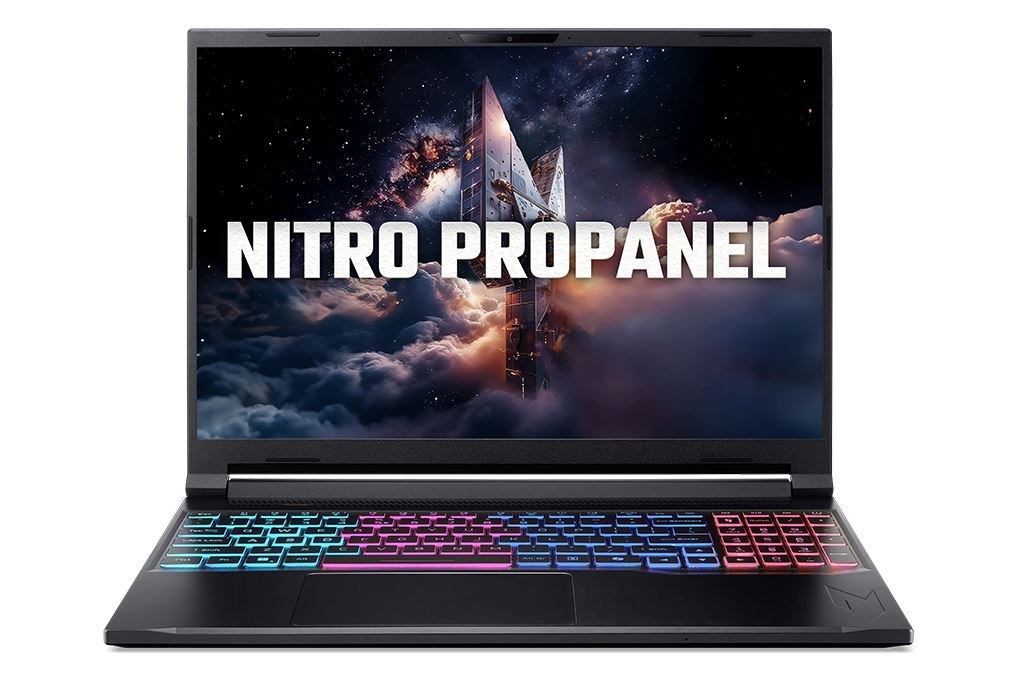 Laptop Acer Nitro ProPanel ANV16S-61-R7KQ - NH.QXPSV.001 (R5 AI 340, 16GB, 512GB, RTX 5060 8GB, Full HD 180Hz, Win11) Màu Đen