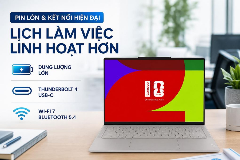 Laptop Lenovo Yoga Slim 7 Ultra 14IPH11 - 83QK0015VN - dung lượng pin Laptop Lenovo Yoga Slim 7 Ultra 14IPH11 - 83QK0015VN - dung lượng pin