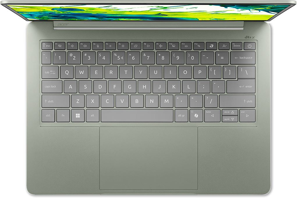 Laptop Acer Swift Air 14 SFA14-I31-52BV - NX.W49SV.002 (Core 5 320, 12GB, 512GB, Full HD 120Hz, Win11) Màu Xanh lá