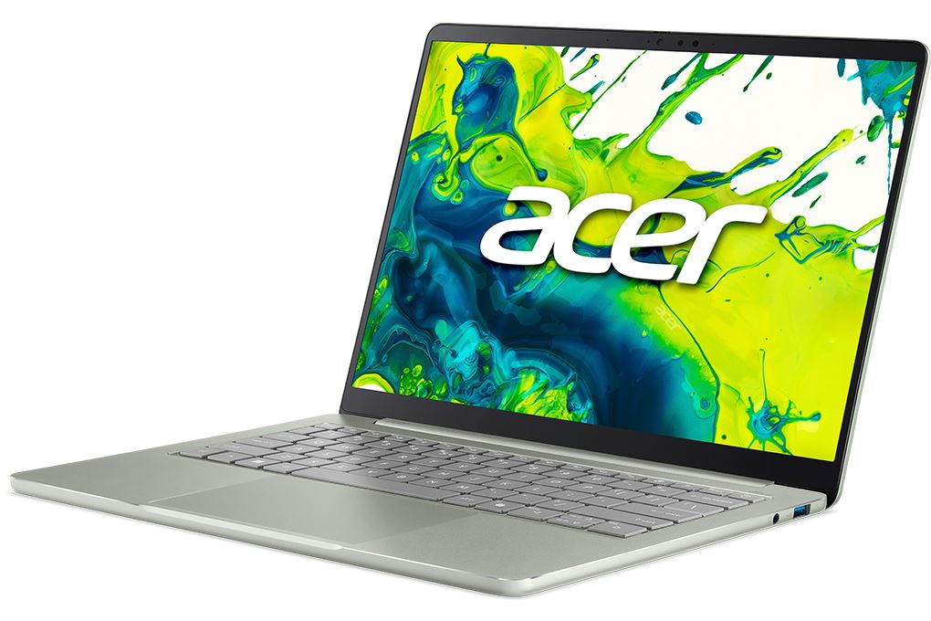 Laptop Acer Swift Air 14 SFA14-I31-34NF - NX.W49SV.001 (Core 3 304, 12GB, 512GB, WUXGA 120Hz, Win11) Màu Xanh lá
