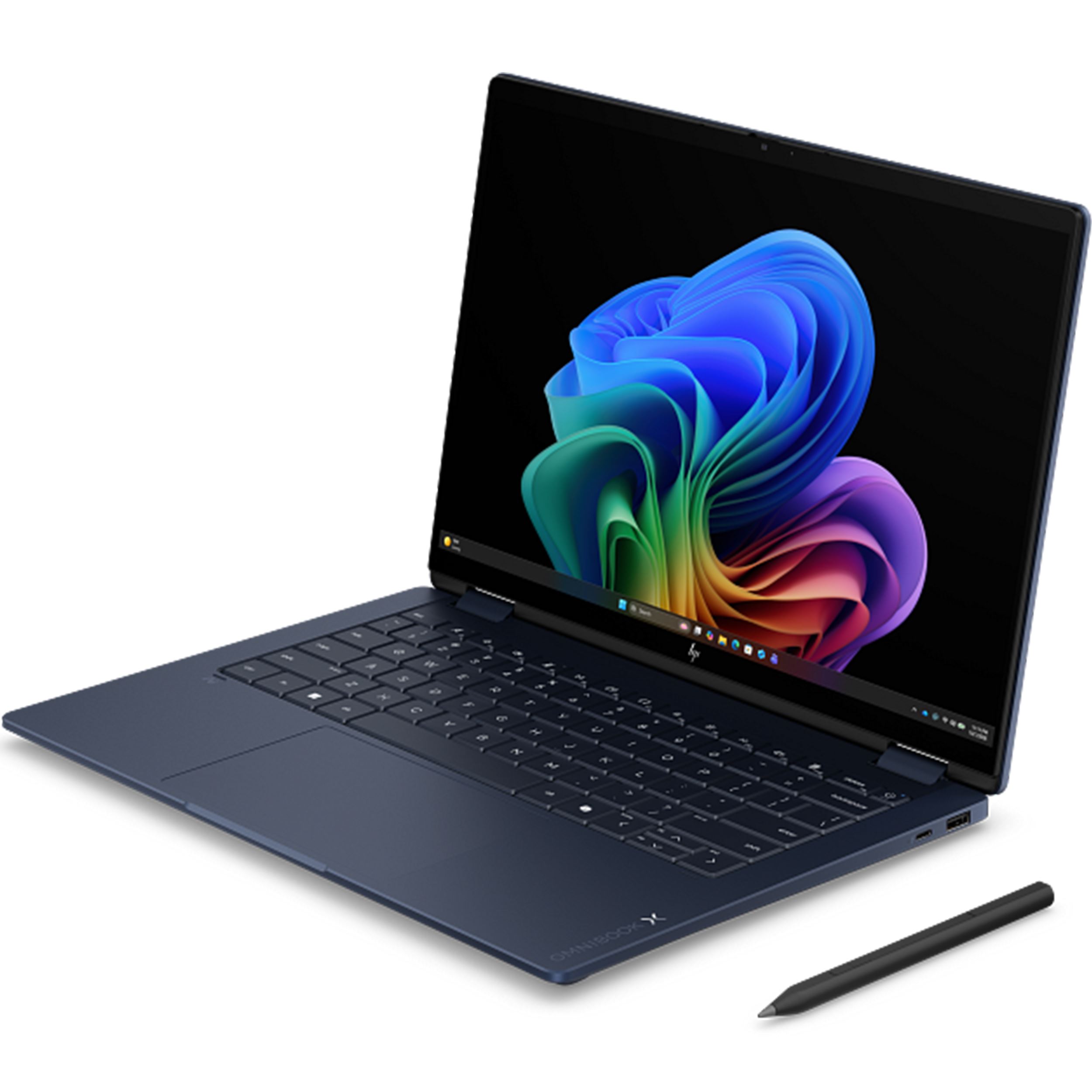 Laptop HP OmniBook X Flip 14 kb0048TU - D72BYPA (Ultra 7 355, 32GB, 512GB, WUXGA, Cảm ứng, OfficeH24+365, Win11) Màu Xanh