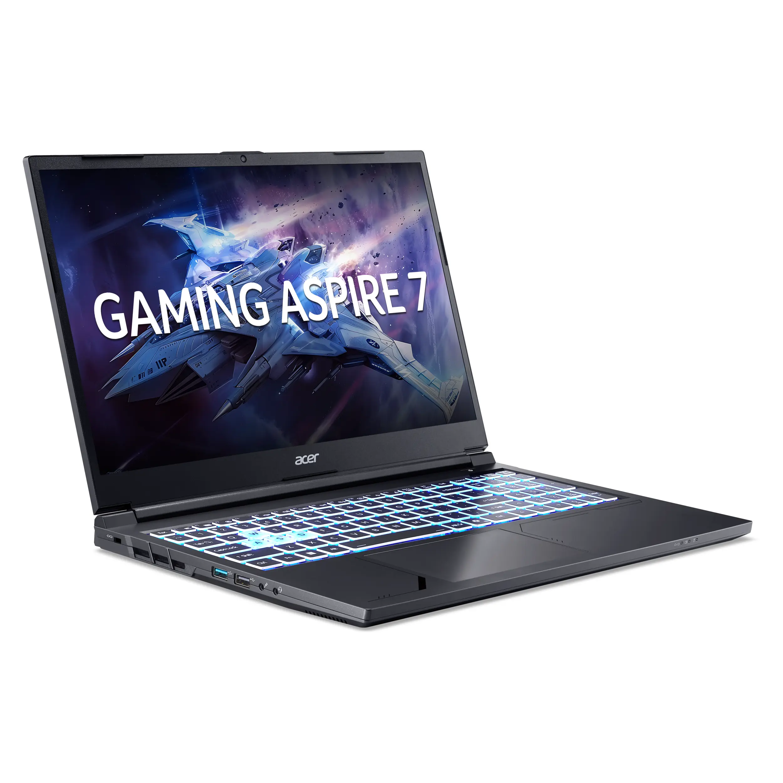 Laptop Acer Gaming Aspire 7 A715-59G-53RH - NH.DV0SV.001 (Core 5 210H, 16GB, 512GB, RTX 4050 6GB, Full HD 144Hz, Win11) Màu Đen