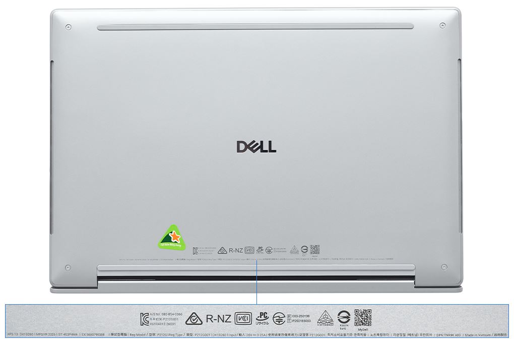 Laptop Dell XPS 13 DX13260 - DX3C5376W1-2Y (Core 5 320, 16GB, 512GB, 13.4 inch 120Hz, Cảm ứng, OfficeH24+365B+Win11) Màu Xanh