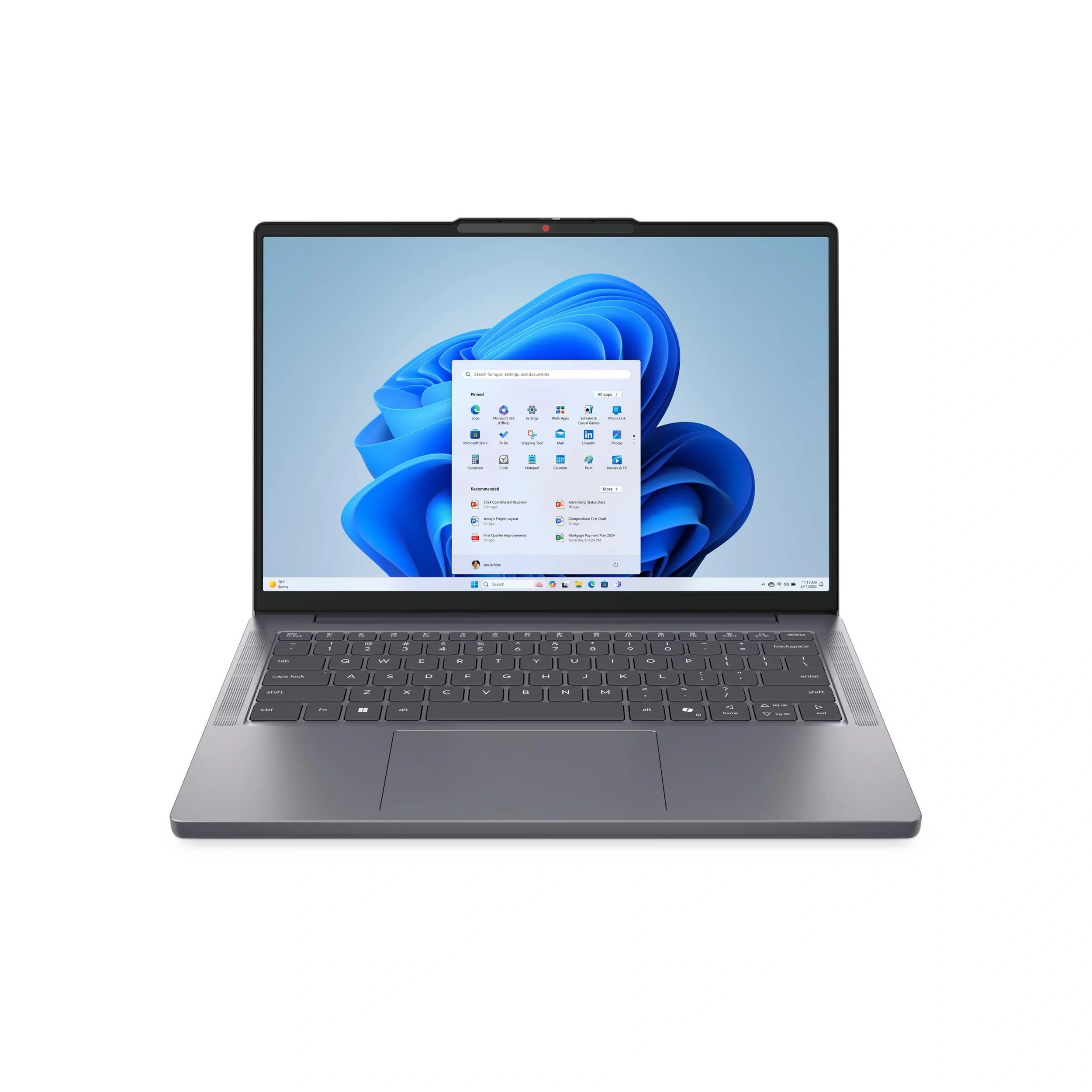 Laptop Lenovo IdeaPad 5 2in1 14IPH11 - 83UG005SVN (Ultra 5 322, 16GB, 512GB, WUXGA, OfficeH24+365, Win11) Màu Xám