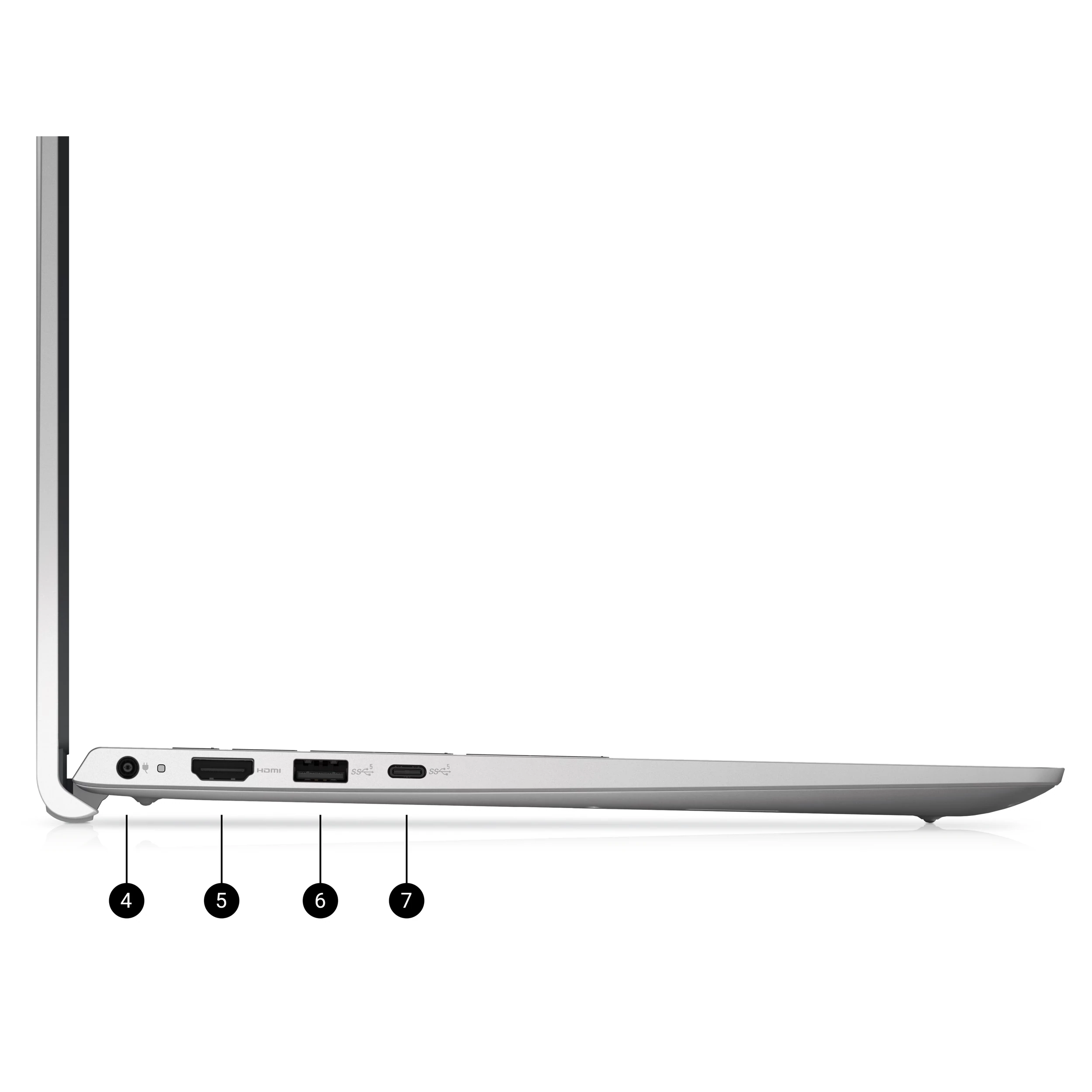 Laptop Dell 15 DC15250 - i5U165W11SLU-2Y (i5 1334U, 16GB, 512GB, Full HD 120Hz, OfficeH24+365B, Win11) Màu Bạc