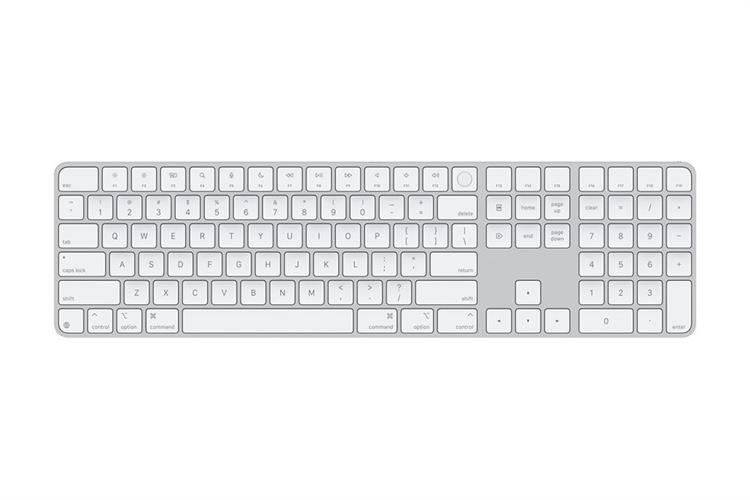 Bàn phím Apple Magic Keyboard với Touch ID và Numeric Keypad Màu Bạc