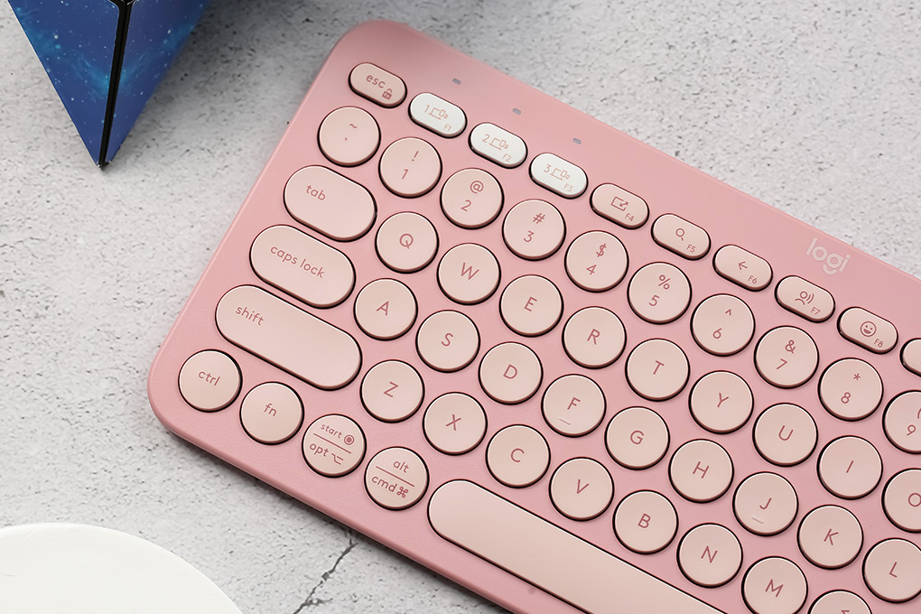 Bàn Phím Bluetooth Logitech K380s Màu Hồng