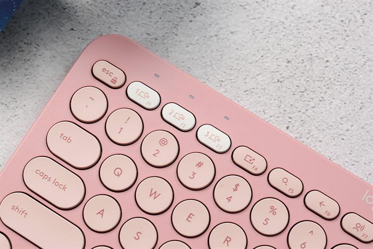 Bàn Phím Bluetooth Logitech K380s Màu Hồng