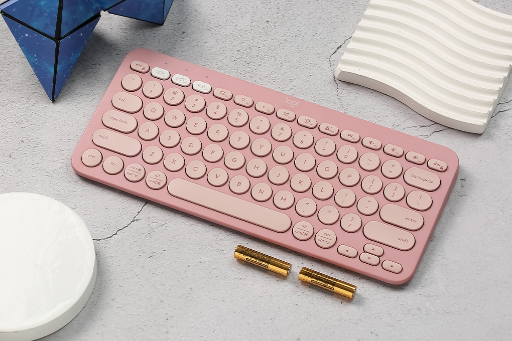 Bàn Phím Bluetooth Logitech K380s Màu Hồng
