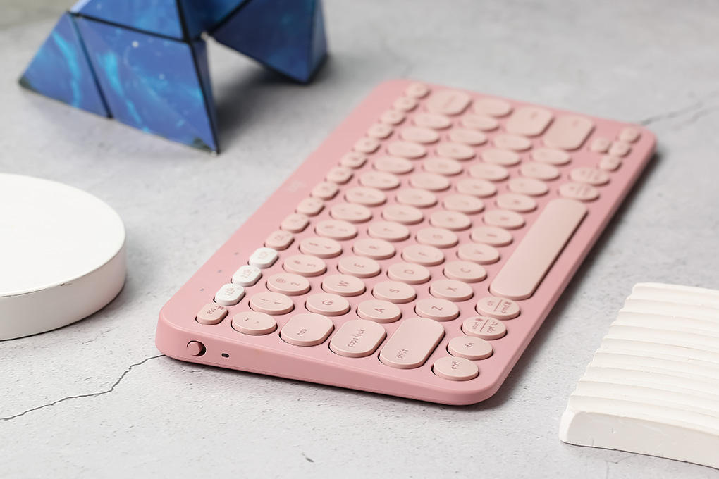 Bàn Phím Bluetooth Logitech K380s Màu Hồng