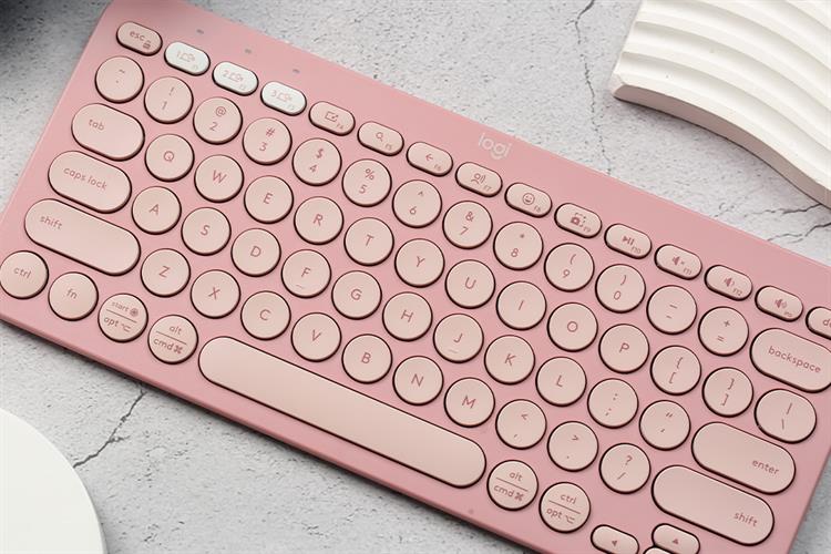 Bàn Phím Bluetooth Logitech K380s Màu Hồng