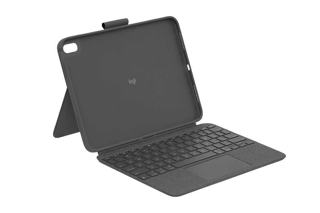 Bàn Phím iPad Logitech Combo Touch Gen 10TH/A16 Màu Xám