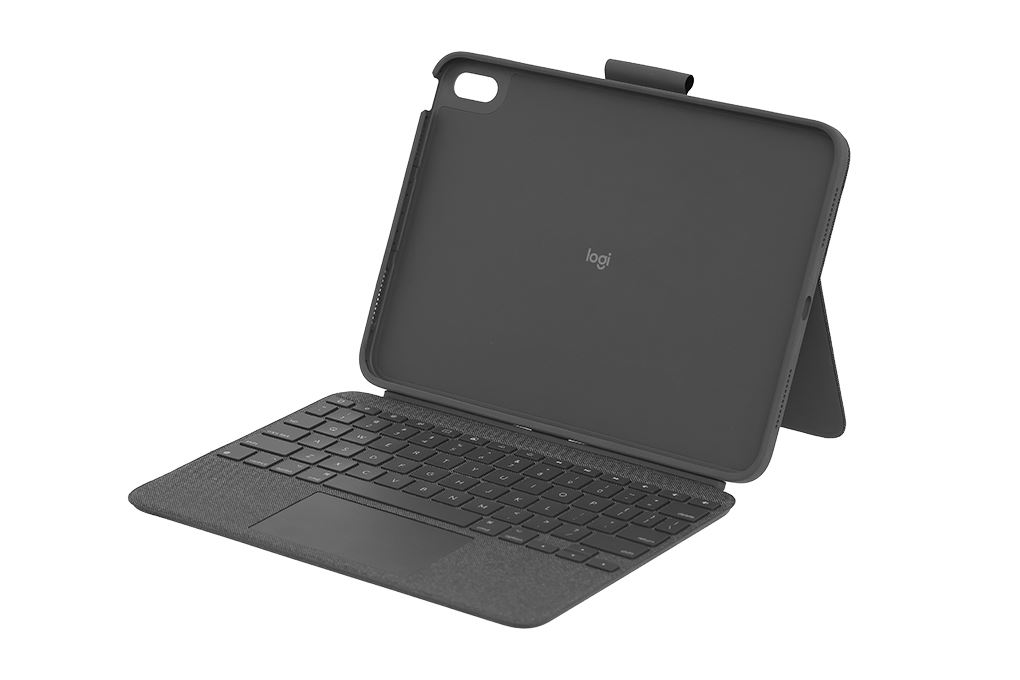 Bàn Phím iPad Logitech Combo Touch Gen 10TH/A16 Màu Xám