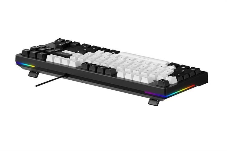 Bàn Phím Cơ Có Dây DareU EK87 V2 Màu Trắng - Đen