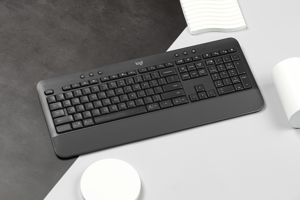 Bàn Phím Bluetooth Logitech Signature K650 Màu Xám than