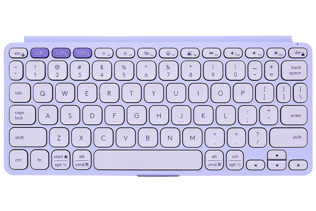 Bàn Phím Bluetooth Logitech Keys-To-Go 2 Màu Tím nhạt