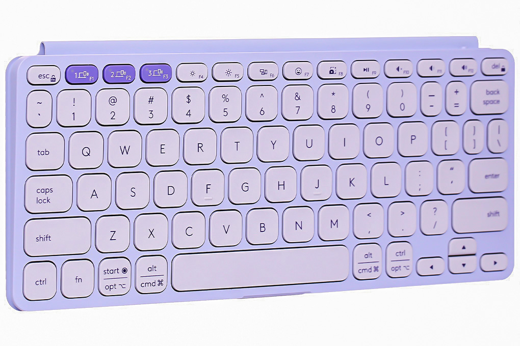 Bàn Phím Bluetooth Logitech Keys-To-Go 2 Màu Tím nhạt