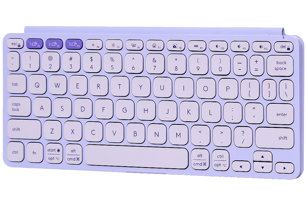 Bàn Phím Bluetooth Logitech Keys-To-Go 2 Màu Tím nhạt
