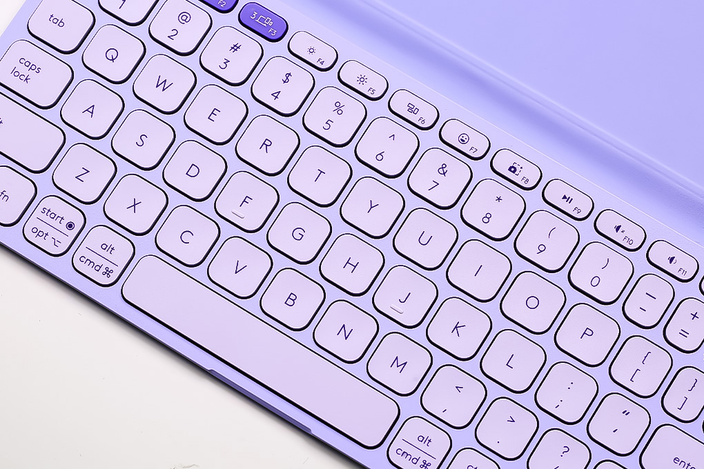 Bàn Phím Bluetooth Logitech Keys-To-Go 2 Màu Tím nhạt