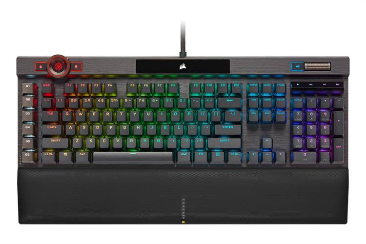 Bàn Phím Cơ Có Dây Gaming Corsair K100 BLK-OPX RF-RGB Màu Đen