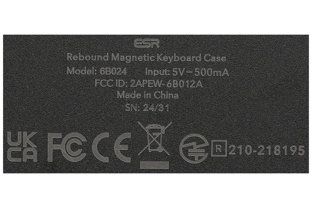 Bao Da Kèm Bàn Phím iPad ESR Rebound Magnetic 360 Air 13 2024 - 18