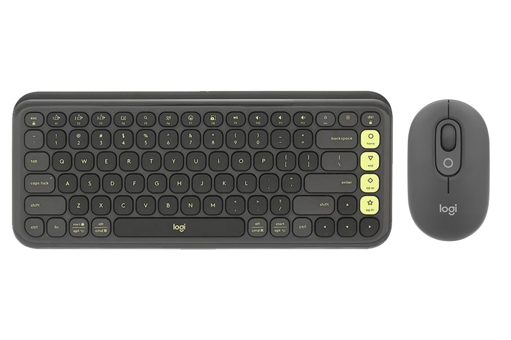 Bộ Bàn Phím Chuột Bluetooth Logitech Pop Icon Màu Đen