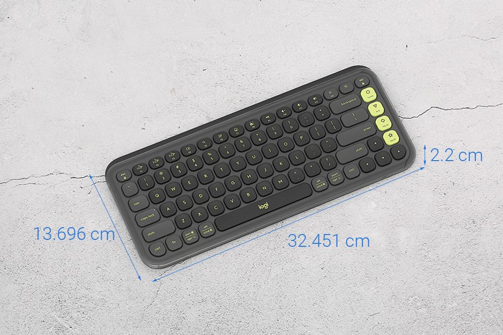 Bộ Bàn Phím Chuột Bluetooth Logitech Pop Icon Màu Đen