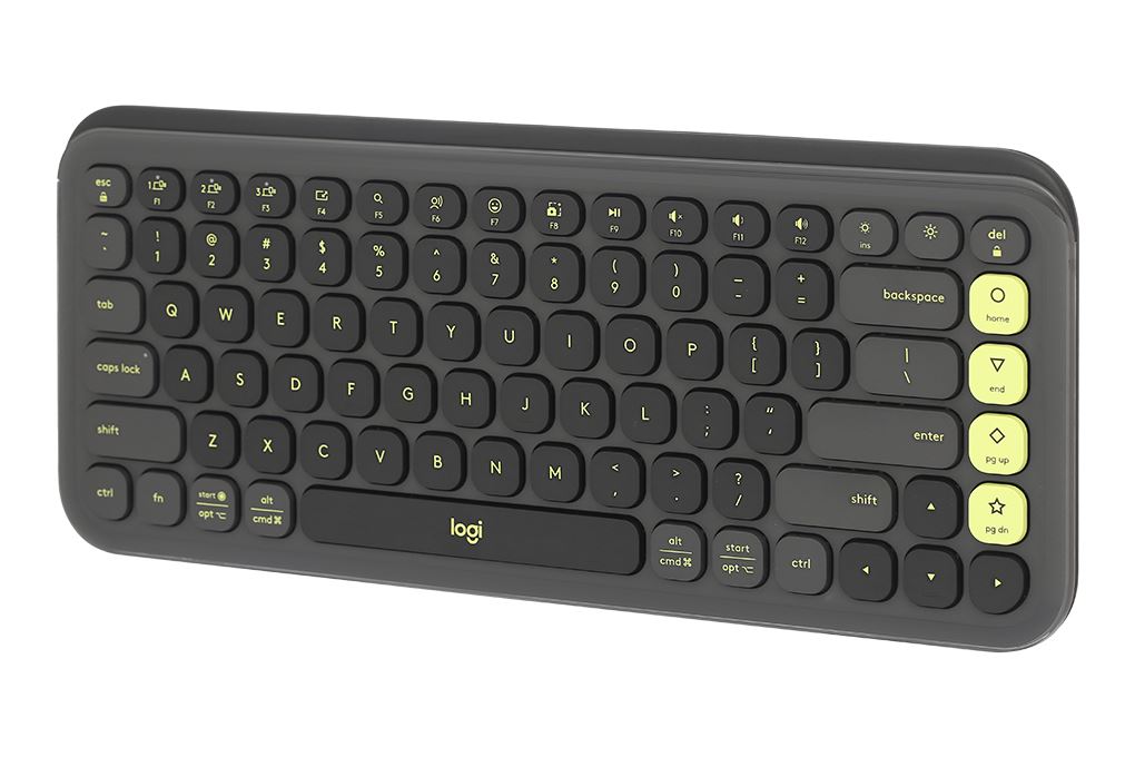 Bộ Bàn Phím Chuột Bluetooth Logitech Pop Icon Màu Đen