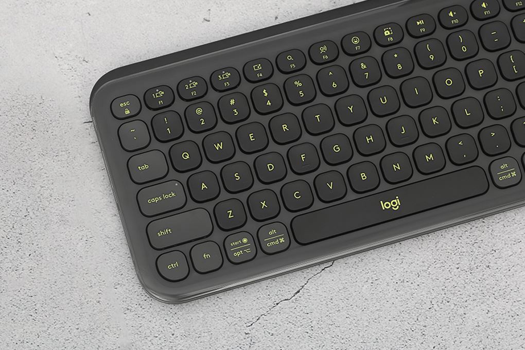 Bộ Bàn Phím Chuột Bluetooth Logitech Pop Icon Màu Đen