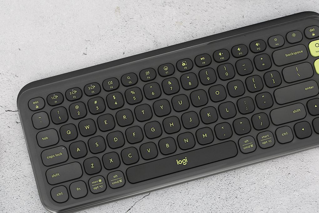 Bộ Bàn Phím Chuột Bluetooth Logitech Pop Icon Màu Đen