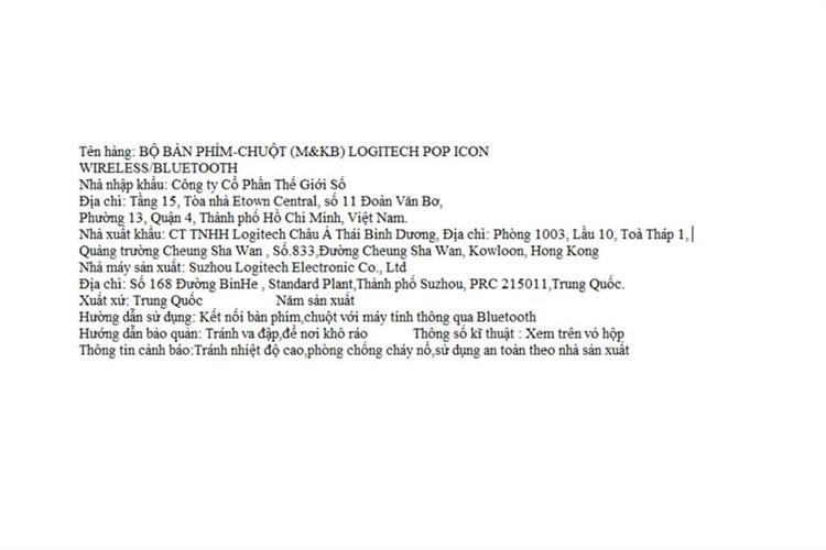 Bộ Bàn Phím Chuột Bluetooth Logitech Pop Icon Màu Hồng