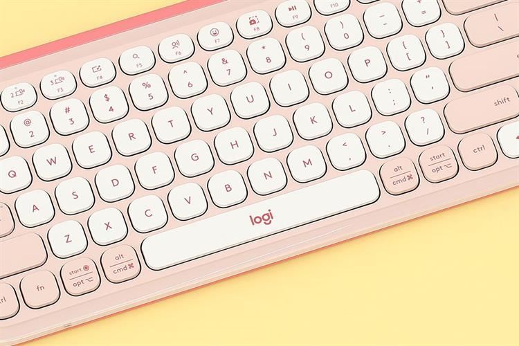 Bộ Bàn Phím Chuột Bluetooth Logitech Pop Icon Màu Hồng