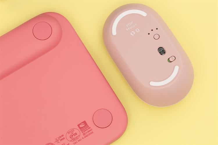 Bộ Bàn Phím Chuột Bluetooth Logitech Pop Icon Màu Hồng