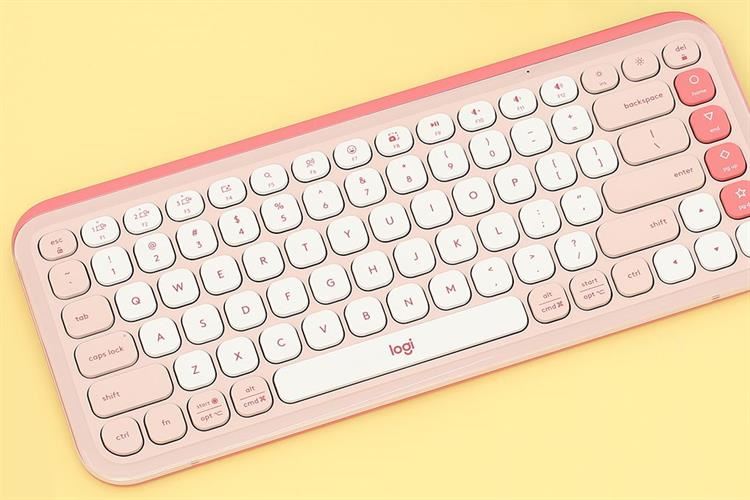 Bộ Bàn Phím Chuột Bluetooth Logitech Pop Icon Màu Hồng
