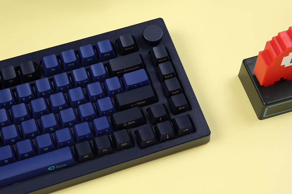 Bàn Phím Cơ Bluetooth Akko 5075B Plus Horizon Màu Xanh đen