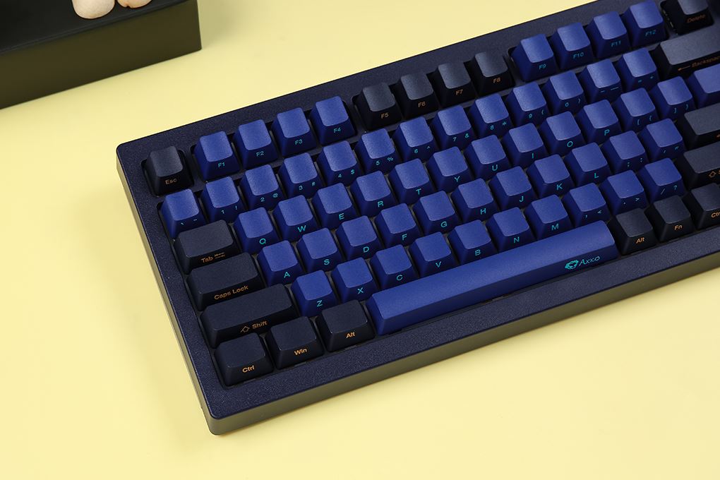 Bàn Phím Cơ Bluetooth Akko 5075B Plus Horizon Màu Xanh đen