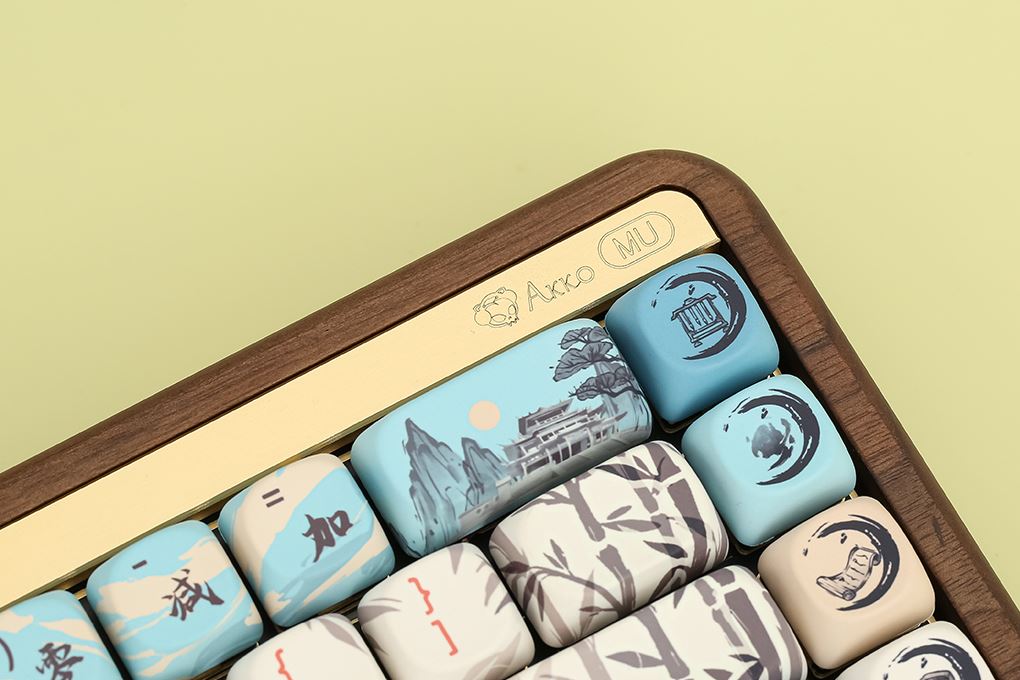 Bàn Phím Cơ Bluetooth Akko MU01 Joy of Life Màu Nâu