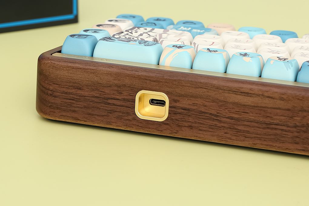 Bàn Phím Cơ Bluetooth Akko MU01 Joy of Life Màu Nâu