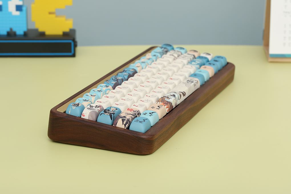 Bàn Phím Cơ Bluetooth Akko MU01 Joy of Life Màu Nâu