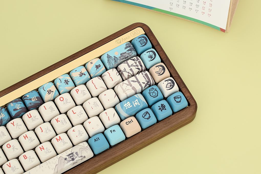 Bàn Phím Cơ Bluetooth Akko MU01 Joy of Life Màu Nâu