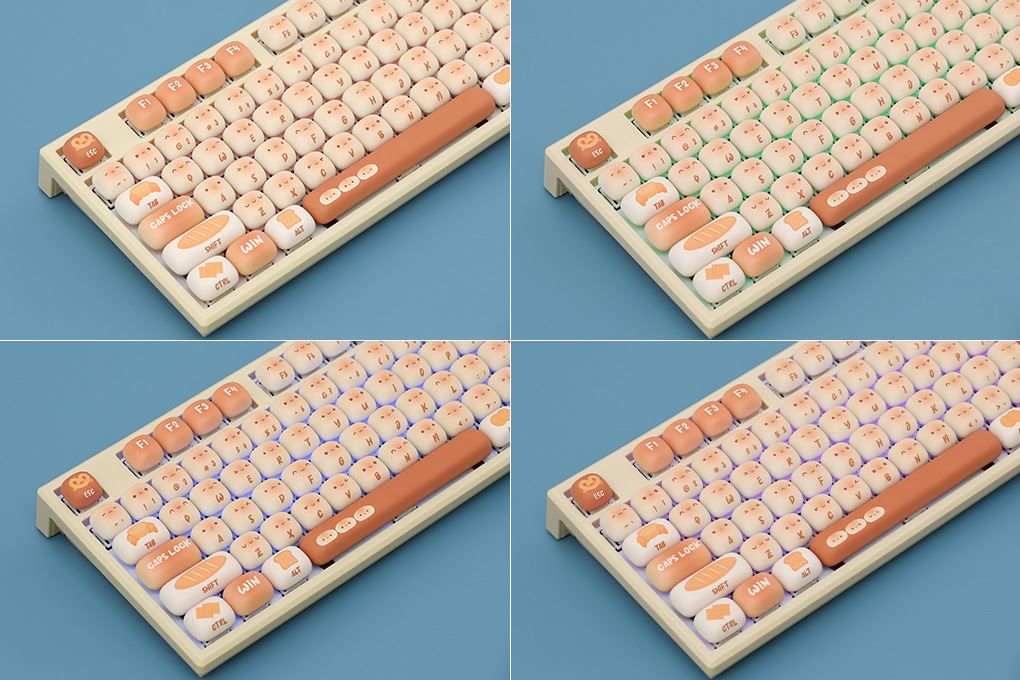 Bàn Phím Cơ Bluetooth Akko MonsGeek MG108B Bun Wonderland - 19