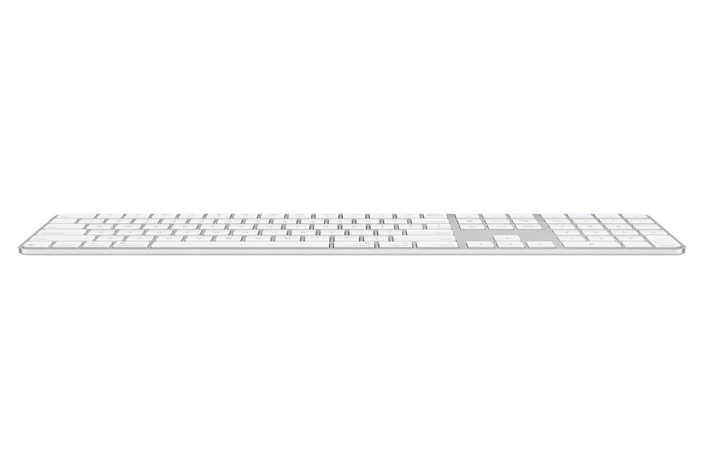 Bàn Phím Apple Magic Keyboard USB C Touch ID có phím số Màu Trắng