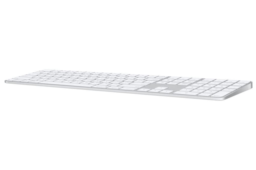 Bàn Phím Apple Magic Keyboard USB C Touch ID có phím số Màu Trắng