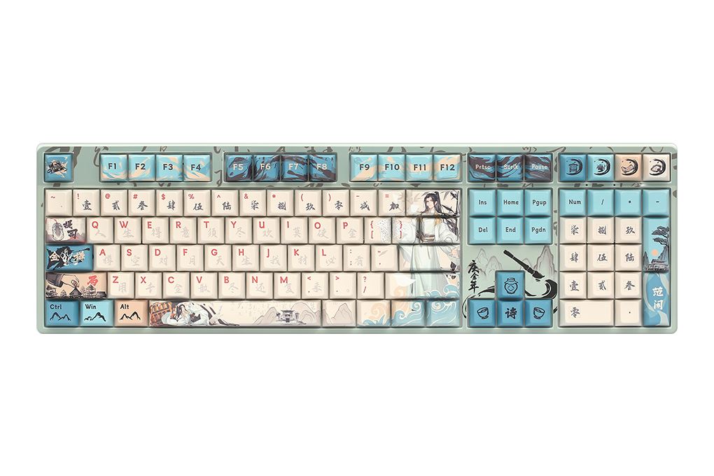Bàn Phím Cơ Bluetooth Akko 5108 SE Joy of Life Piano Pro Màu Xám