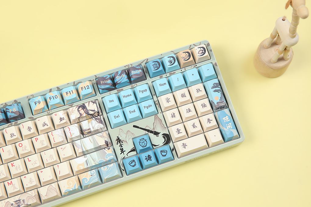 Bàn Phím Cơ Bluetooth Akko 5108 SE Joy of Life Piano Pro Màu Xám