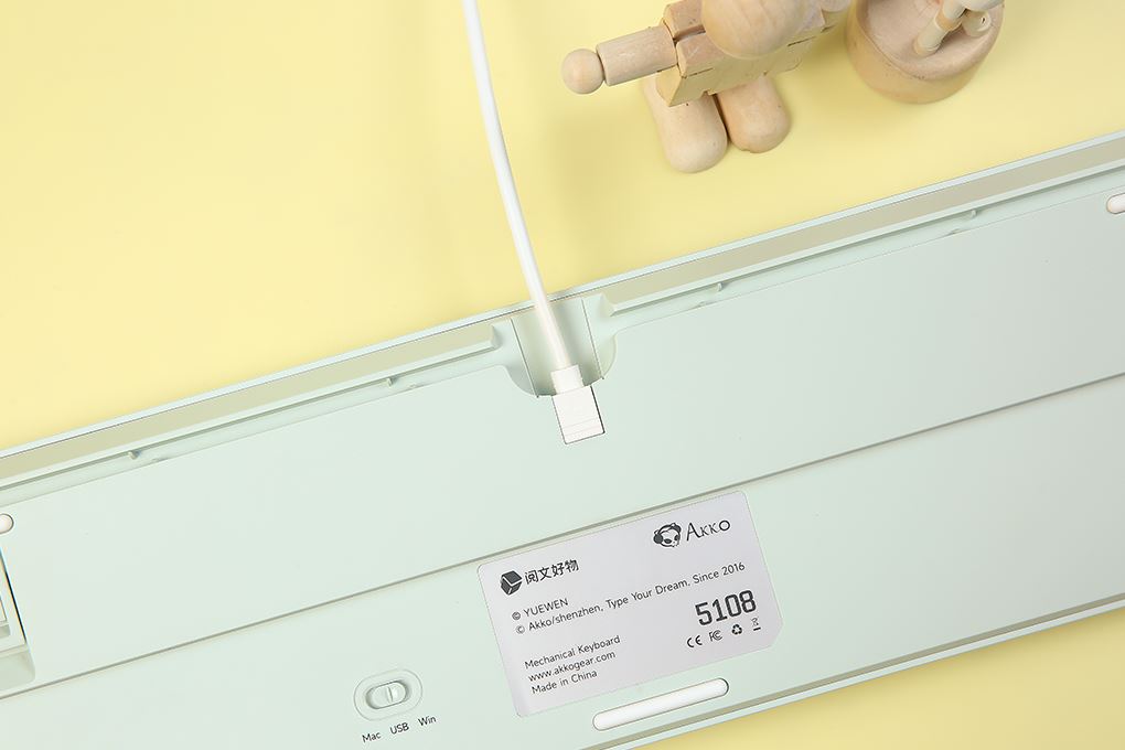 Bàn Phím Cơ Bluetooth Akko 5108 SE Joy of Life Piano Pro Màu Xám