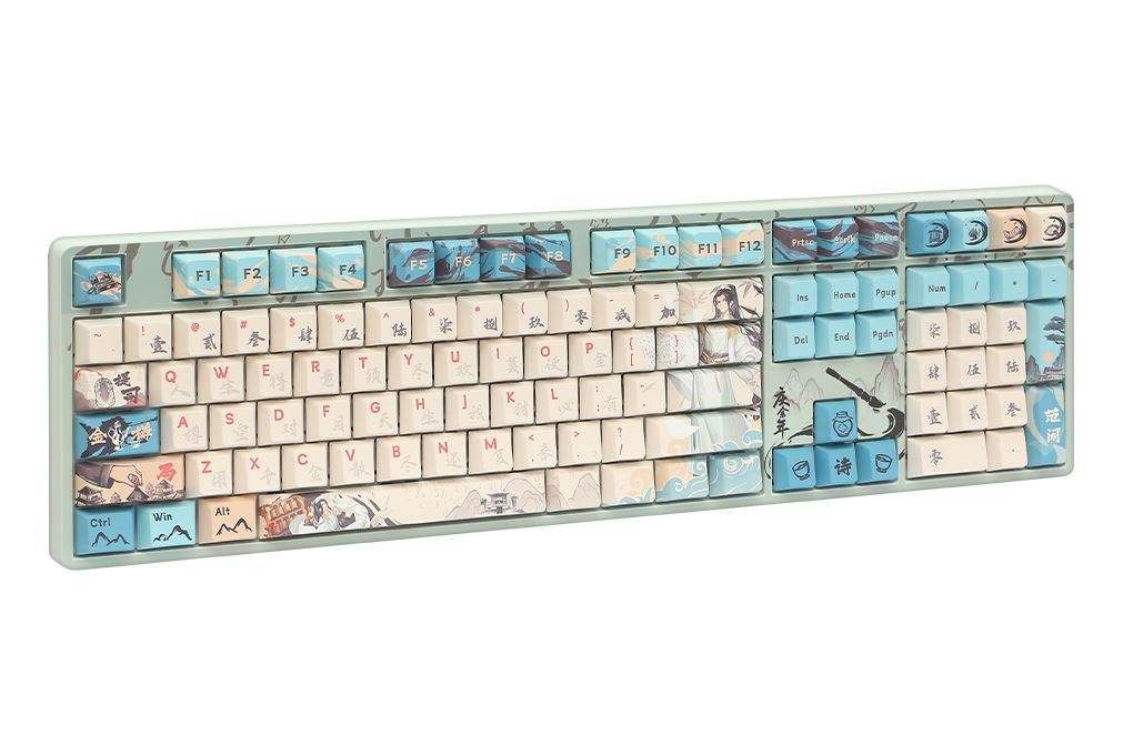 Bàn Phím Cơ Bluetooth Akko 5108 SE Joy of Life Piano Pro Màu Xám