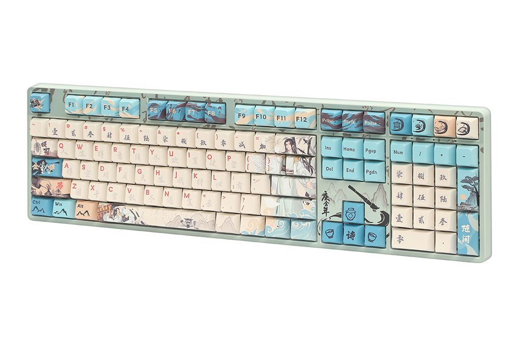 Bàn Phím Cơ Bluetooth Akko 5108 SE Joy of Life Piano Pro Màu Xám