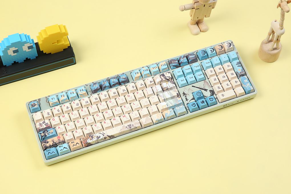 Bàn Phím Cơ Bluetooth Akko 5108 SE Joy of Life Piano Pro Màu Xám